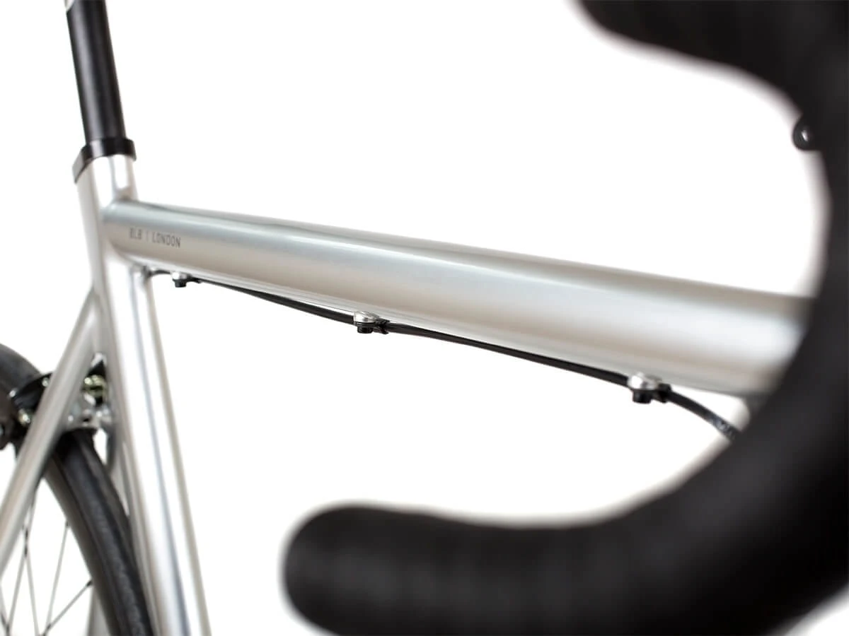 La Piovra ATK Fixie/Singlespeed Bike - Poliert Silber 10 La Piovra ATK Fixie/Singlespeed Bike - Poliert Silber – Bild 8