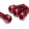 Reverse Schrauben Set Für Scheibenbremse M6 X 18mm - 4 Stück - Rot -Fahrradzubehör 01809 1