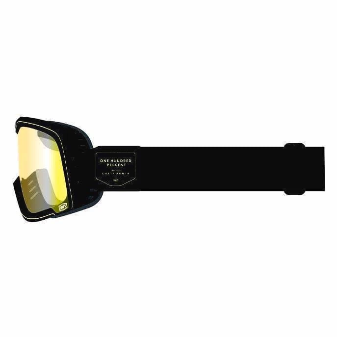 100% Brille Barstow Classic Caliber Flash Yellow Mirror Lens 3 100% Brille Barstow Classic Caliber Flash Yellow Mirror Lens