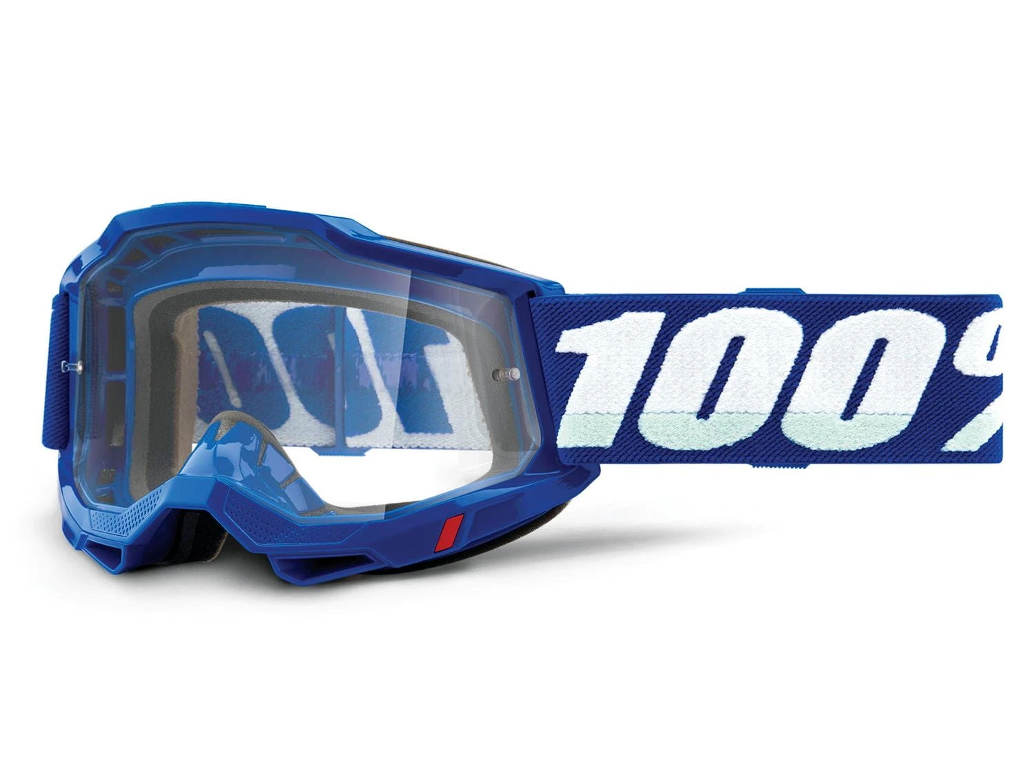 100% Accuri 2 Goggle - Clear Lens - Blue 3 100% Accuri 2 Goggle - Clear Lens - Blue