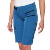 100% Airmatic Womens Shorts - Slate Blue