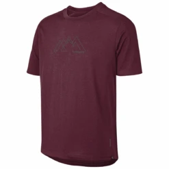 IXS Flow Tech Tee Getoutandplay Raisin