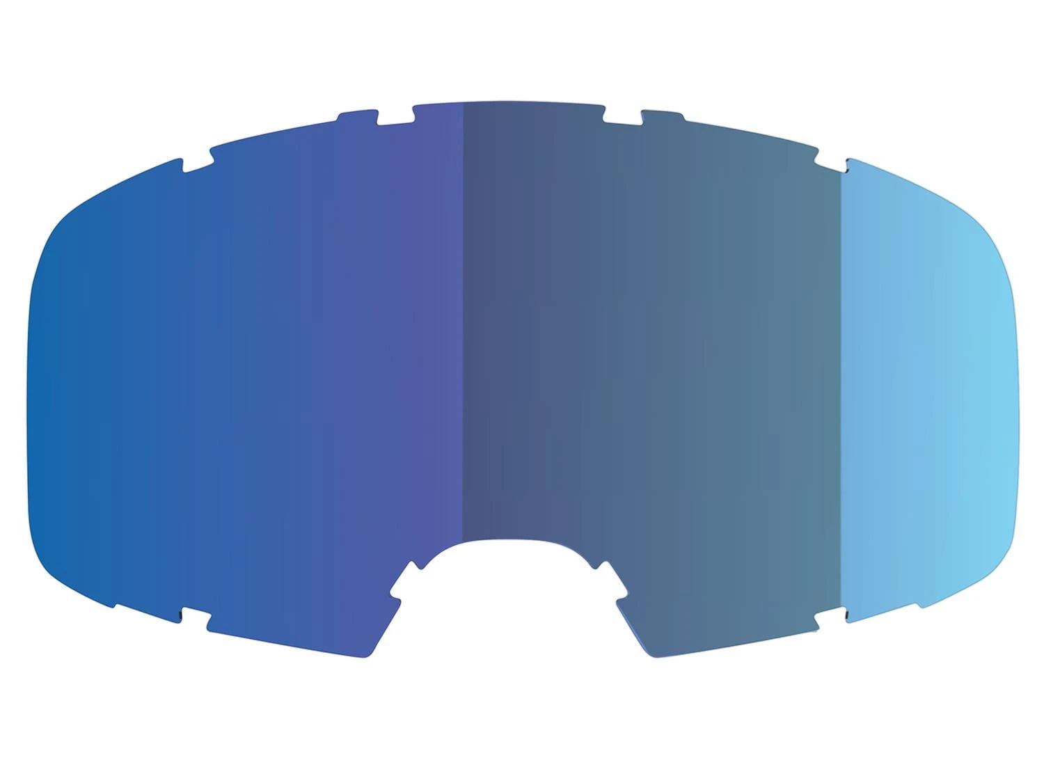 IXS Injected Mirror Single Replacement Lens (Anti-Fog) - Mirror Cobalt Blue 3 IXS Injected Mirror Single Replacement Lens (Anti-Fog) - Mirror Cobalt Blue