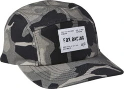 Fox Racing Regiment 5 Panel Hat Black Camo