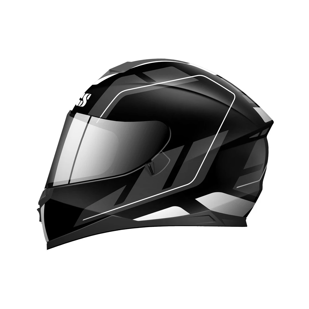 IXS 1100 2.0 Motorradhelm Black White 3 IXS 1100 2.0 Motorradhelm Black White