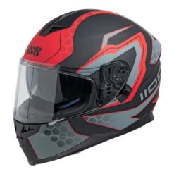 IXS 1100 2.2 Motorradhelm - Schwarz Matt-rot
