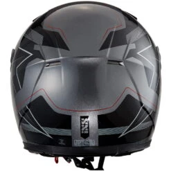 IXS 135 KID 2.0 Helm - Grau-schwarz-rot -Fahrradzubehör iXS135KID2 0Helm grau schwarz rot 5