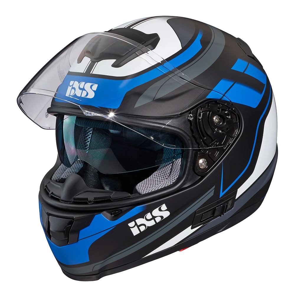 IXS 215 2.0 Motorradhelm Matte Black Blue White 7 IXS 215 2.0 Motorradhelm Matte Black Blue White – Bild 5