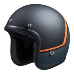 IXS 77 2.2 Jethelm Matte Black Orange