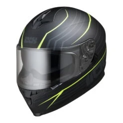 Integralhelm IXS1100 2.1 Schwarz-gelb Fluo Matt