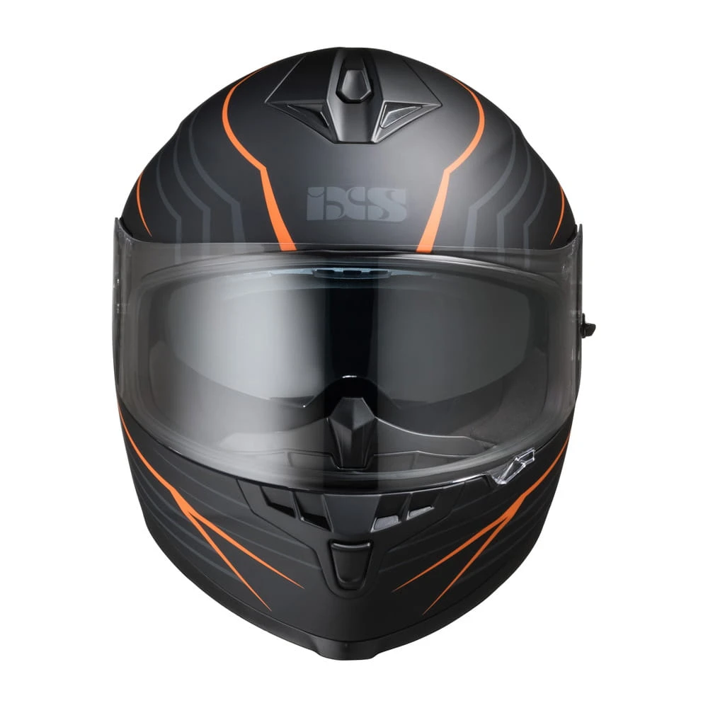 Integralhelm IXS1100 2.1 Schwarz-orange Matt 4 Integralhelm IXS1100 2.1 Schwarz-orange Matt – Bild 2