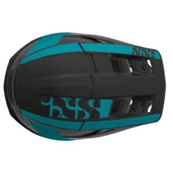 IXS Xult DH Helm - Türkis/Schwarz -Fahrradzubehör xult dh blk blue 3